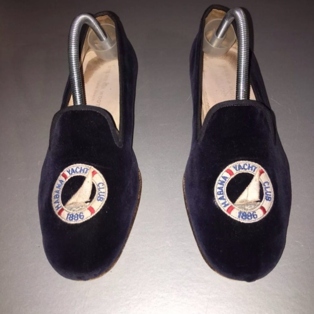 Stubbs and Wootton Velvet loafers